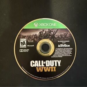 Call of Duty WWII Xbox One Game Disc